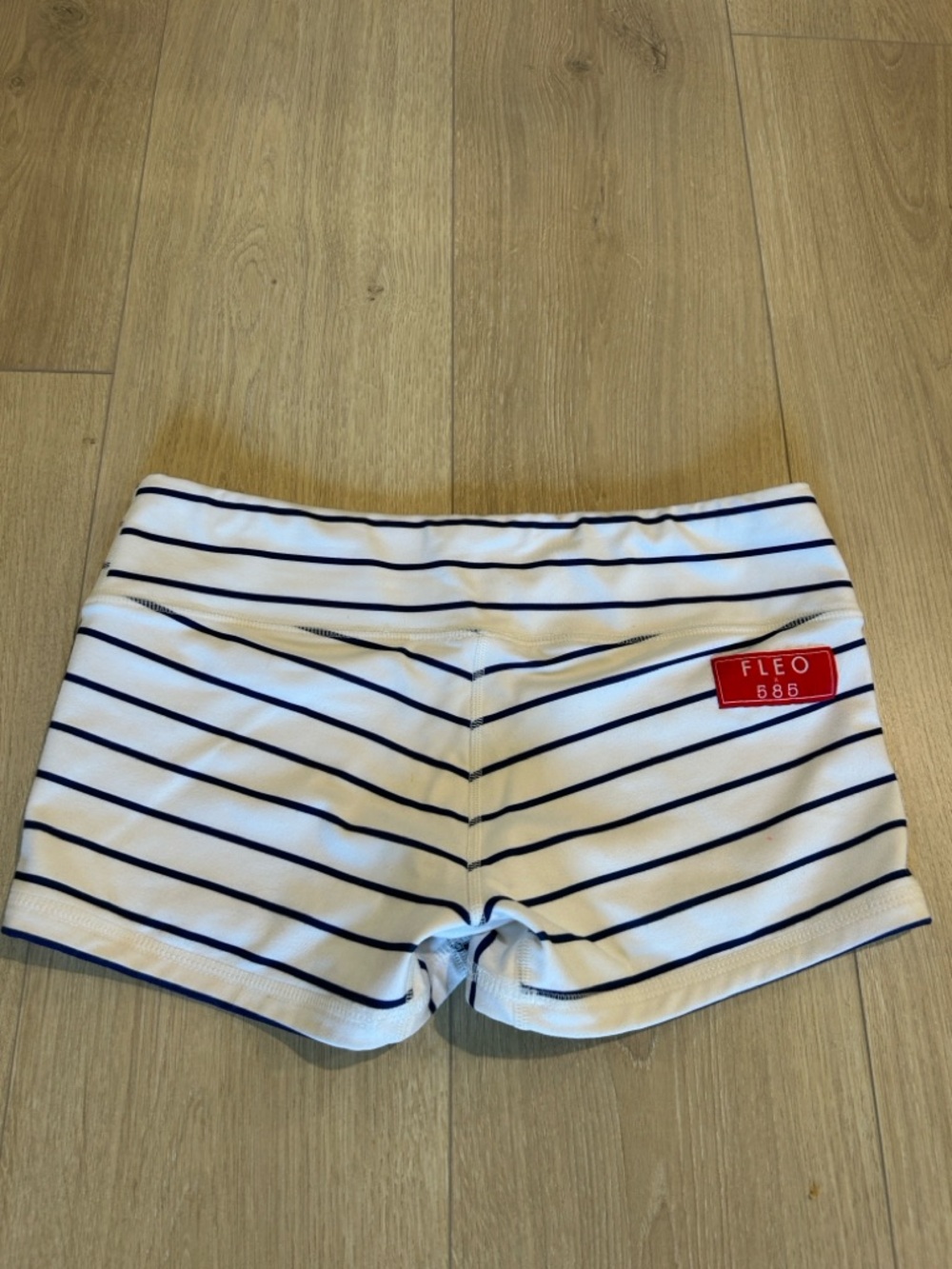 Original FLEO Navy Sailor Stripe Shorts - medium